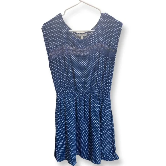 Blue Polkadot Dress - Picture 2 of 3